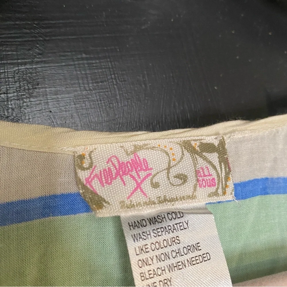 Free People orange green